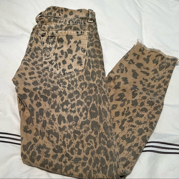 Current Elliot Crop Leppard Jean 24 - Picture 3 of 5